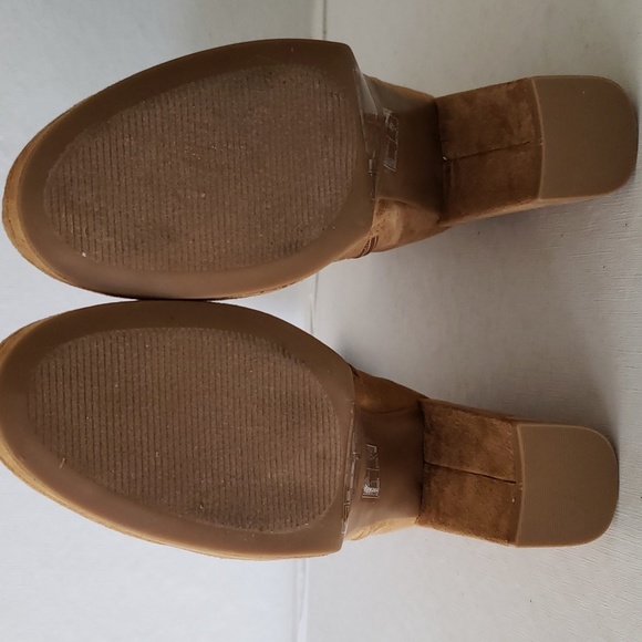 FOREVER 21 4" HEELED ANKLE BOOTS BROWN FAUX SUEDE NWT (SEE DESCRIPTION) … - Picture 9 of 12